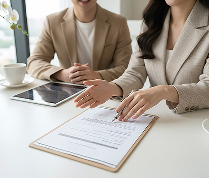 총 비용과 항목별 내역